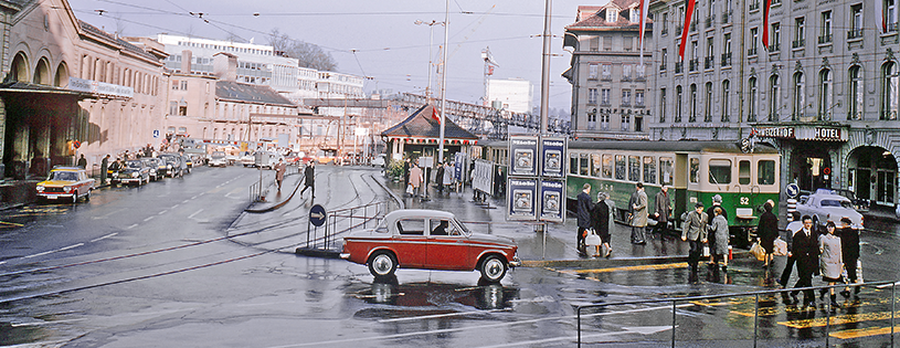 Bahnhofplatz Bern_1960