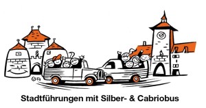 Silber-Cabriobus